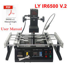 LY IR6500 V.2 BGA Rework Station Mobile Phone PS3 PS4 XBOX Repairing Soldering Station 2 Zones Infrared 2300W with BGA Tool Kit 2024 - buy cheap