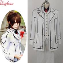 7PCS Anime Vampire Knight Kuran Kaname Cosplay Costume White Uniform Full Set Custom Made Halloween Cosplay Costume and wig 2024 - buy cheap