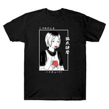 Camisetas de Anime de Nekoma para hombres y mujeres, camisa de manga corta de Kenma Kozume, Harajuku, Tops Unisex 2024 - compra barato