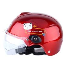 Cascos de motocicleta para niños de 1 a 10 años, gorra de seguridad para bicicleta, Capacetes de protección, Color Rojo 2024 - compra barato