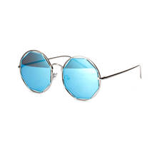 Retro redondo óculos de sol dos homens acessórios moda feminina óculos de sol máscaras rua proteger óculos de sol lentes de sol hombre 2024 - compre barato