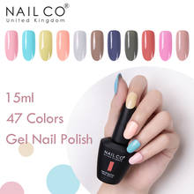 Гель-лак NAILCO для ногтей Блестящий для маникюра 15 мл Базовая верхняя Полуперманентная УФ светодиодная лампа лак для наращивания ногтей набор для маникюра 2024 - купить недорого