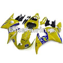 Motorcycle Injection Plastic Camel Yellow Blue Covers For Yamaha YZF-600 R6 2003 2004 2005 R6 03 04 05 Complete Cowlings 2024 - buy cheap