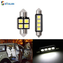 2Pcs High Bright Car Led Lights Festoon C5W C10W 31/36/39/41MM Auto Side Parking Bulbs License Plate Lamps White 12V 5w Diode 2024 - buy cheap