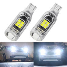 Bombilla de luz LED para estacionamiento de coche, luz de marcha atrás súper brillante, T15, W16W, 920, 921, 600LM, Canbus, Blanco libre de polaridad, 6000K, 12V, 2 uds. 2024 - compra barato