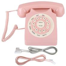 Dial de teléfono Vintage de alta definición, llamada de calidad con cable para el hogar y la Oficina 2024 - compra barato