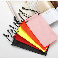 Mix Colors 5pcs/lot Small Pouch Bag For Sun Glasses Waterproof Cloth Bags Case Container Holder For Eyewear Eyeglasses 2024 - buy cheap