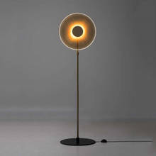 Postmodern minimalist creative living room floor lamp Nordic design sense round acrylic study bedroom model room lamp 2024 - buy cheap