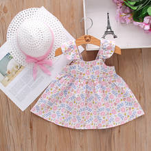 Casual Summer Dress For Baby Girl Clothes Cute Big Bow Girls Dress Sweet Floret Princess Baby Dresses Party Infant Vestidos 1-3Y 2024 - buy cheap