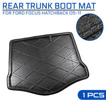 Car Floor Mat Carpet For Ford Focus Hatchback 2005 2006 2007 2008-2011 Rear Trunk Anti-mud Cover 2024 - buy cheap