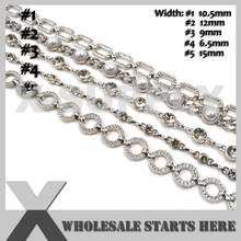 Clear Crystal Metal Shoulder Lifting Chain For DIY Jewelry Decorations,Evening Wedding Dress,Bag,Shoes 2024 - buy cheap
