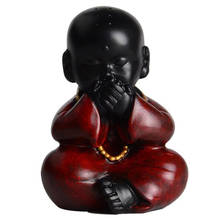 Estatua de resina decorativa de Buda de estilo chino para decoración del hogar, estatuilla de regalo creativo del Oeste europeo, escultura de decoración del hogar 2024 - compra barato