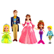 5pcs/set Princess Sofia Sophia PVC Action Figures Model Toys Dolls Christmas Gifts For Children Toys 8.5cm-15cm 2024 - buy cheap