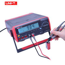 UNI-T-multímetro Digital de rango automático, condensador probador de temperatura, DMM HZ, con prueba hFE y USB, UT803 2024 - compra barato