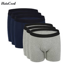 6Pcs/lot Long Boxers Mens Large Underwear Cotton Quality Boxers Fashion Panties Male Underwear Home Casual Compression Plus 7XL 2024 - buy cheap