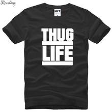 New Summer Style Thug Life Tupac 2PAC T Shirts Men Cotton Short Sleeve O-Neck Hip Hop Rap Men's T-Shirt Fashion Rock Rap Top Tee 2024 - buy cheap