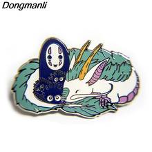 P5151 Dongmanli Dragon Hard Enamel Pins Badge Backpack Collar Lapel Women Men Anime Jewelry 2024 - buy cheap