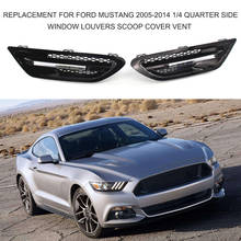 Substituição para ford mustang 2005-2014 1/4 janelas laterais janela concha capa estilo ventilação 3 2024 - compre barato