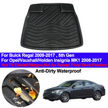 Kit de revestimento da bagagem do porta-malas traseiro, esteira com bandeja de carga para buick regal 2009 a 2017, opel vauxhall holden insignia mk1 2008 a 2017 2024 - compre barato