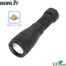 BORUiT DIV05 Scuba Diving Flashlight L2 LED IPX8 Waterproof Underwater 150M Torch Powered by 18650 Battery Submarine Lantern 2024 - buy cheap