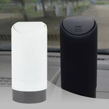 Mini cubo de basura de silicona para coche, cubierta rodante, taza de basura, cubo de basura automático, caja de basura, contenedor organizador Interior 2024 - compra barato