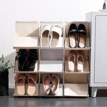 1Pcs Shoes Plastic Display Rack Assemble Shoes Hanger Boxes Stackable Small Shoe Cabinet Space-Saving Organizer Shoebox 2024 - buy cheap