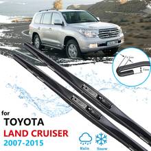 Щетка стеклоочистителя для Toyota Land Cruiser 200 J200 2007 ~ 2015, стеклоочистители переднего лобового стекла, автомобильные аксессуары 2008 2009 2010 2024 - купить недорого