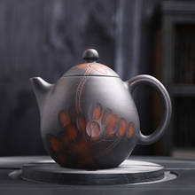 Classical Purple Pottery Teapot Jianshui Ceramic Tea Set Chinese Handmade Kung Fu Tea 2024 - buy cheap