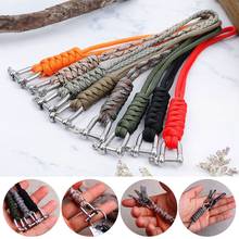 Multicolor Outdoor Umbrella Rope Anti-lost Lanyard Climb Keychain Carabiner Hook Cord Backpack Buckle Tactical Survival Tool 2024 - buy cheap
