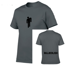 Billie Eilish Футболка Harajuku вентиляторы белые хлопковые мужские Camiseta Mujer хит продаж мужские эстетические футболки размера плюс уличная одежда 2024 - купить недорого