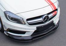 Parachoques delantero de fibra de carbono para coche, difusor VRS para mercedes-benz Clase A, w176, A45, 2013, 2014, 2015 2024 - compra barato