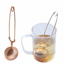 New Tea Infuser Stainless Steel Reusable Ball Shape Tea Strainer Coffee Herb Spice Filter Diffuser Handle Metal Mesh Tea Filter 2024 - buy cheap