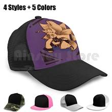 Ninetailed Fury-Ran Baseball Cap Diy Mesh Hip Hop Adjustable Touhou Anime Yakumo Ran Purple Monochrome Fox Girl Fanart 2024 - buy cheap