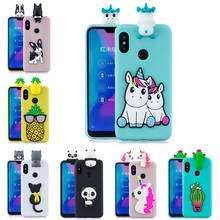 Soft Silicone TPU Case For Xiaomi Mi A1 A2 Lite Mi A3 Case Funda 3D Unicorn Panda Cat Phone Case For  For Redmi 6 Pro Note 6 Pro 2024 - buy cheap