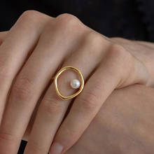 Anéis de dedo femininos da moda coreana, joias legais, encantos, marca, design, moças, anel popular, meninas, melhor presente 2024 - compre barato
