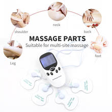 Tens Unit Electronic Low Frequency Therapy Body Neck Pulse  Dual Channel Meridian Machine Neck Massager Muscle Stimulator 2024 - buy cheap