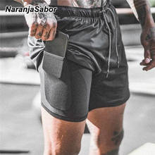 NaranjaSabor New Men's Gym Sports Shorts 2020 Summer Mens Fashion Quick Dry Breathable Casual Shorts Male Thin Beach Shorts N675 2024 - buy cheap