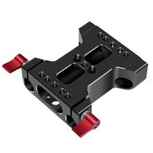Multifunction Camera Base Plate with 15Mm Rod Rail Clamp for Dslr Camera Shoulder Rig Support Accessories 2024 - buy cheap