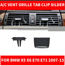 Автомобильная вентиляционная решетка A/C, зажимы с креплениями, передняя и задняя панели кондиционера для BMW X5 X6 E70 E71 2007-2013 2024 - купить недорого