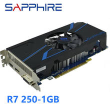 Видеокарта SAPPHIRE R7 250 1 ГБ для компьютерных игр, Radeon R7250 1G для AMD, видеокарта, бит, HDMI, VGA, DVI, GDDR5 2024 - купить недорого