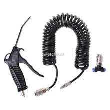 1 pcs Black Air Duster Blow Gun Pneumatic Wind Blowing Kit EU Connector PU Hose 2024 - buy cheap