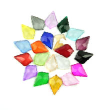 5pcs  Maple Leaf Colors Crystal Pendants  Chandelier Crystal Accessories Home & Wedding DIY Decoration 2024 - buy cheap