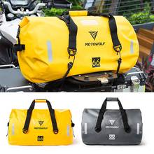 Bolsa de motocicleta de 66L, paquete de almacenamiento impermeable para ciclismo de larga distancia, bolsas de gran capacidad para viajes al aire libre, accesorios para Moto 2024 - compra barato