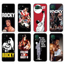 Funda negra de tpu para Huawei P30 Lite, P30 Pro, P40, P40 LITE E P Smart 2020, Rocky Balboa 2024 - compra barato