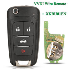 jingyuqin 4 Buttons VVDI XKBU01EN Universal Wireless Flip Remote Control Key Fob For VVDI2 Mini Key Tool For Buick Type 2024 - buy cheap