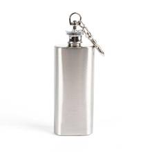 2oz Mini Whiskey Wine Bottle Stainless Steel Liquor Hip Flask With Screw Cap Portabletle With Keychain Bottle Hip Flasks 2024 - buy cheap