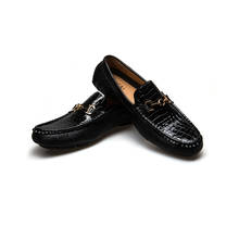 MEIJIANA Black Patent Leather Men Dress Shoes with Genuine Leather Plus Size Men Loafers Party and Wedding Men Flats 2024 - buy cheap