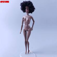 1/6 BJD Dolls 11 Jointed Movable Body With Curl Black Hair Head 11.5" Doll Nude Naked Body Accessories Kids DIY Toys 2024 - buy cheap