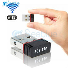 Mini adaptador Wifi USB 802.11b/G/n antena 150Mbps receptor inalámbrico USB Dongle MT7601 tarjeta de red portátil TV BOX Wi-Fi Dongle 2024 - compra barato