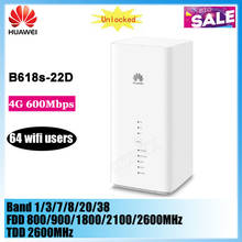 Huawei-enrutador inalámbrico B618 B618s-22d, 600M, 4G, CPE, con ranura para tarjeta sim, 4G, LTE, FDD800/900/1800/2100/2600Mhz, TDD2600Mhz 2024 - compra barato